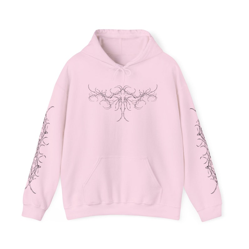 Felpa con cappuccio Cyber Sigilism Emo goth Edgy deathcore abbigliamento gotico giacca in metallo pesante camicia maglietta satanico cyberpunk alt alternativa immagine 9