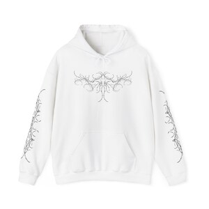 Felpa con cappuccio Cyber Sigilism Emo goth Edgy deathcore abbigliamento gotico giacca in metallo pesante camicia maglietta satanico cyberpunk alt alternativa immagine 2