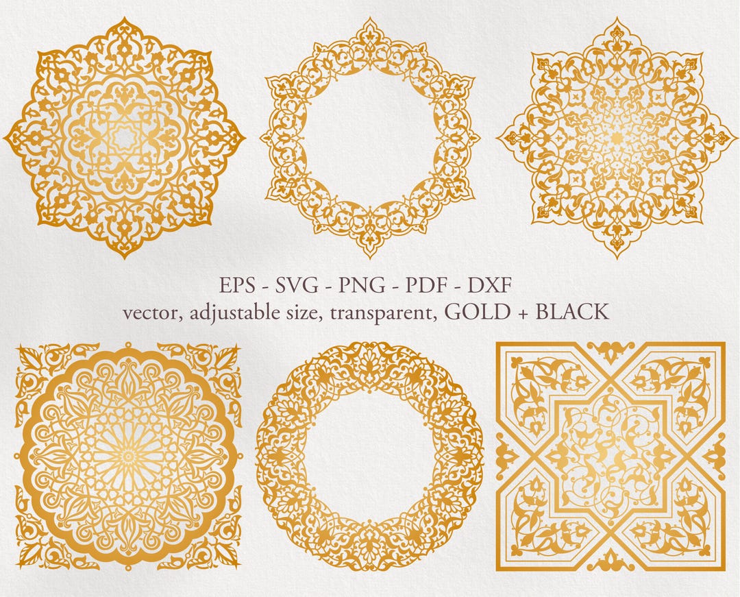 Traditional Arabic Vector Oriental Arabian Vector Traditional Pattern. Arabic Ornament, Moroccan ...
