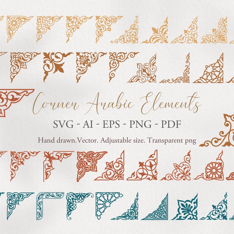 Design Vector Arabic - Etsy