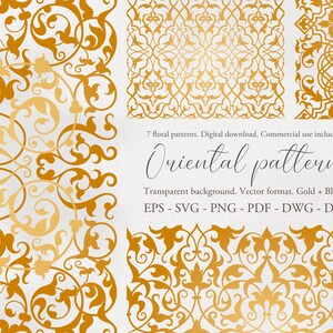 Modèle numérique oriental sans couture. Ornement arabe. Fichier vectoriel PNG, SVG. Impression de fond méditerranéen. Téléchargement instantané. Imprimable