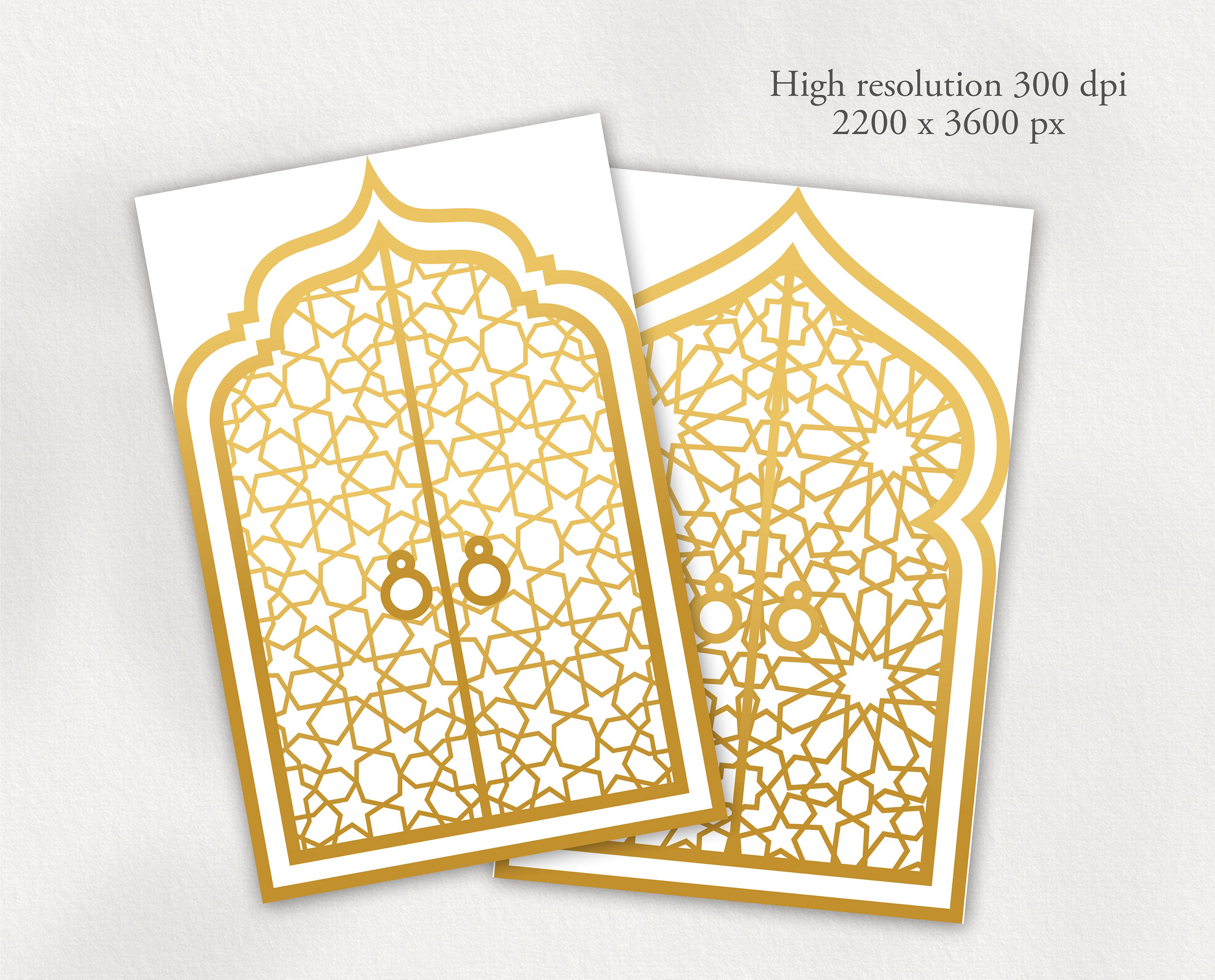 Arabic Arches Silhouette Bundle. Arabian Ornament. Digital Clipart. SVG ...