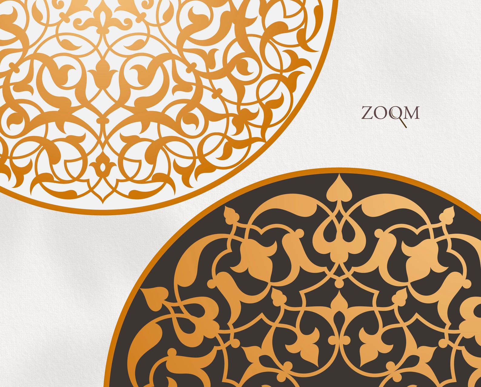 Arabian Round Digital Decorative Ornaments SVG. 8 Arabic Circle ...