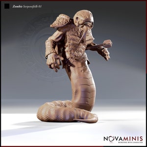 Zombie Serpentfolk by Novaminis