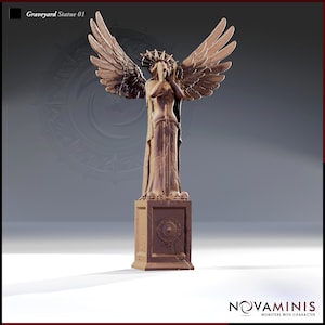 Graveyard Statue by Novaminis