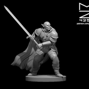 Half-Orc Paladin by MZ4250