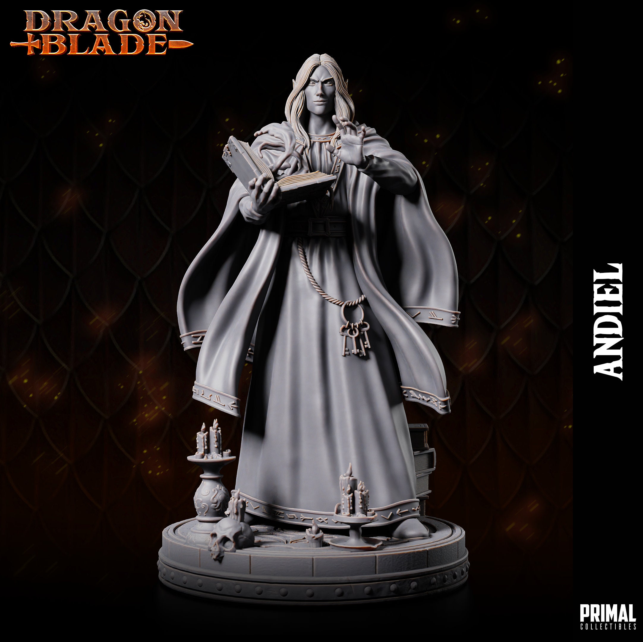 Elf Wizard (andiel) by Primal Collectibles - Etsy