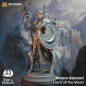 Clérigo de la Luna (Ninera Glynvari) por DM Stash