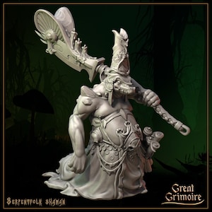 Serpentfolk Shaman by Great Grimoire