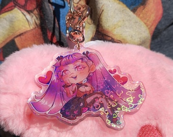 FE3H Hilda Goneril!! - Kawaii Clear Holographic Keychain