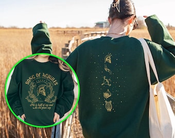 Song Of Achilles Sweatshirt, Booklover Gift, Greek Mythology Sweatshirt, Achilles Patroclus Shirt, Bookish Gift For Her 2TA158.159