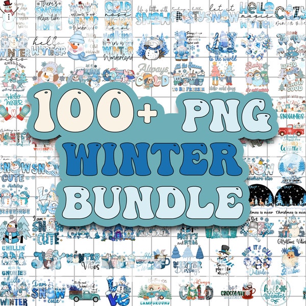 Winter Png Bundle, Winter Vibes Png, Snowflakes Png, Christmas Snowman Png, Snowman Winter Sublimation Designs Downloads BUNDLE057