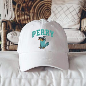Disney Phineas and Ferb Embroidery Hat, Perry Vacation Hat, Disney trip hat, Disney Channel Movie Fan Hats, Disneyland hat 2026, EHD028.DT