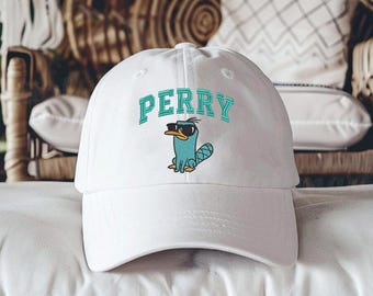 Disney Phineas and Ferb Embroidery Hat, Perry Vacation Hat, Disney trip hat, Disney Channel Movie Fan Hats, Disneyland hat 2026, EHD028.DT