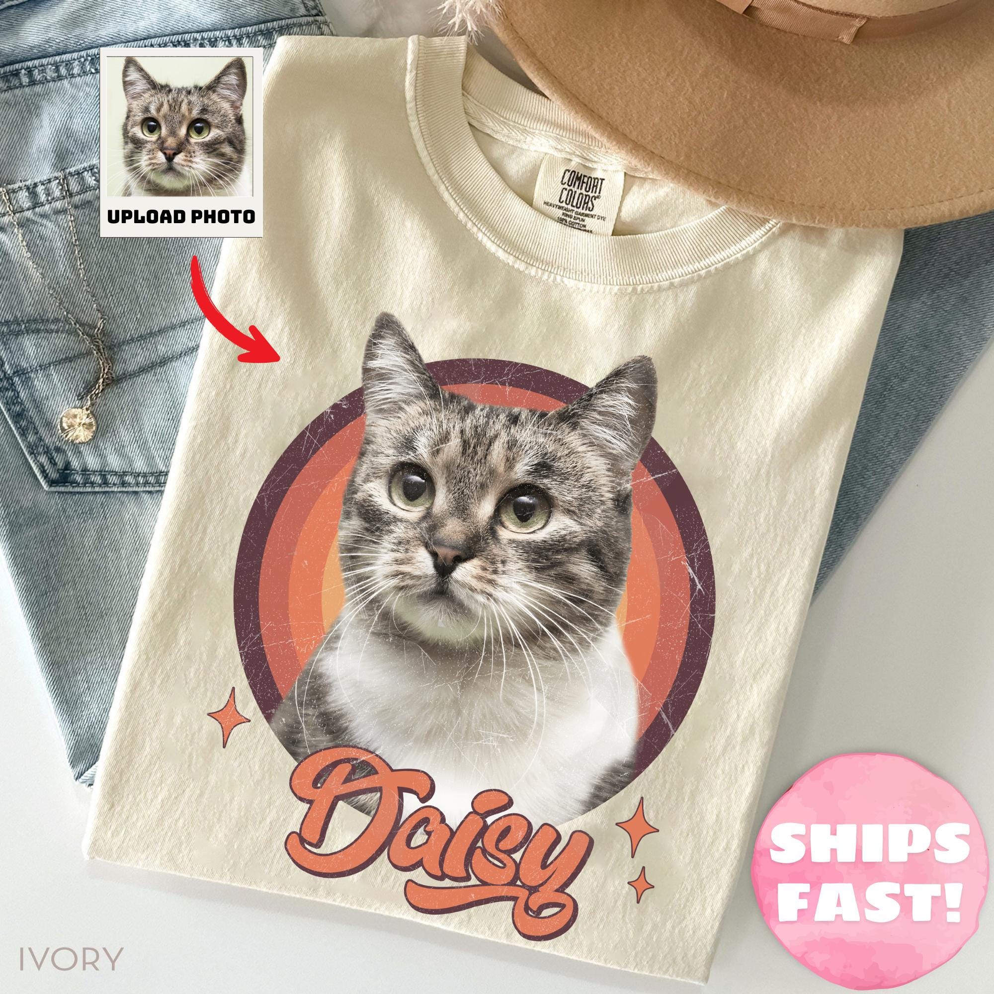 Comfort Colors Custom Pet Shirt, Custom Pet Shirt, Retro Pet Shirt, Dog Remembrance Gift, Vintage Pet Shirt, Dog Mom Cat Dad Shirt PSD012.C