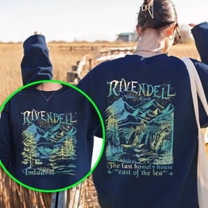 Rivendell L.O.T.R Shirt, National Park Shirt Middle Earth Inspired The Fellowship Shirt, Literature Fantasy Merch For Reader PSA228.229