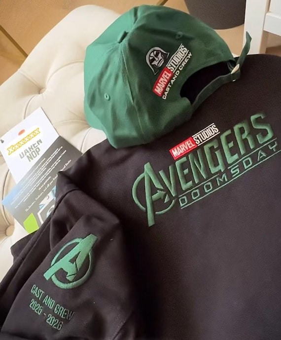 Marvel Studio Avengers Doomsday Embroidery Sweatshirt, Marvel New Super Heroes 2026, Captain America, Doctor Doom, Thunderbolts ESD1210.H.DT