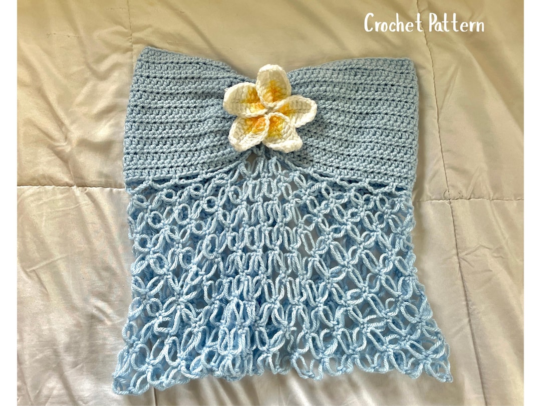 PATTERN Crochet Beach Hibiscus Flower Top, Women's Crochet Top - Etsy