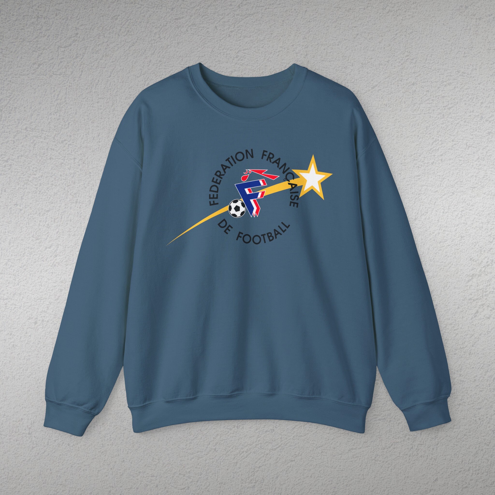Sweat à Capuche Football France - Dessin Joueur, Cadeau Pour Garçon/Homme, Coupe Classique