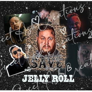 Jelly Roll and Bunnie PNG sublimation file