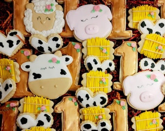 Farmyard Birthday Cookie Set