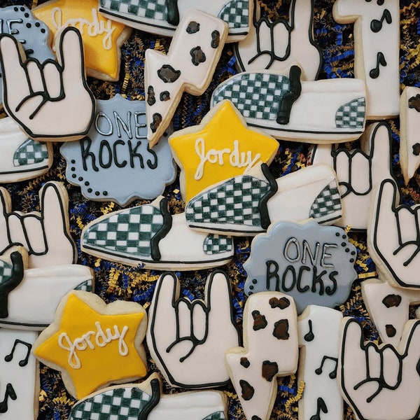 Birthday Rock N' Roll Cookie Set