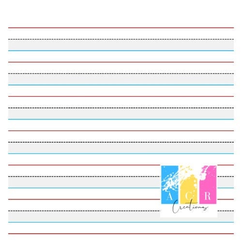 First Grade Writing Practice Paper - Etsy