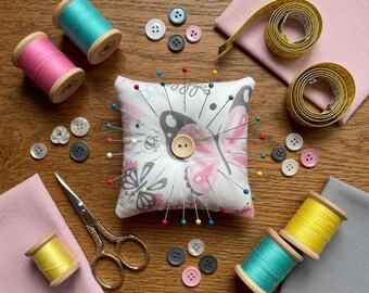 Butterfly Print Pin Cushion