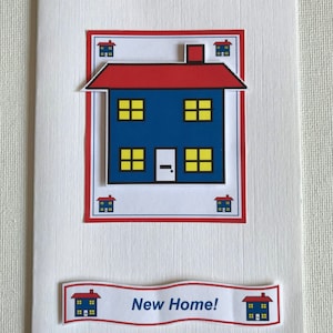 Regalo di carta Casa Nuova Casa fatto a mano