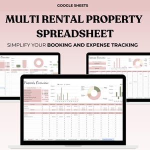 Rental Property Spreadsheet, Rental Property Management, Rental Property Template, Landlord Rental Property, Rental Property Expense