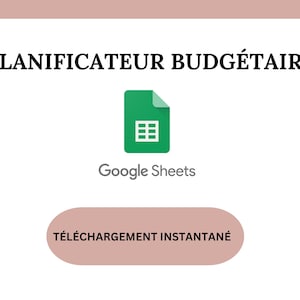 planificateur budgétaire google sheets
