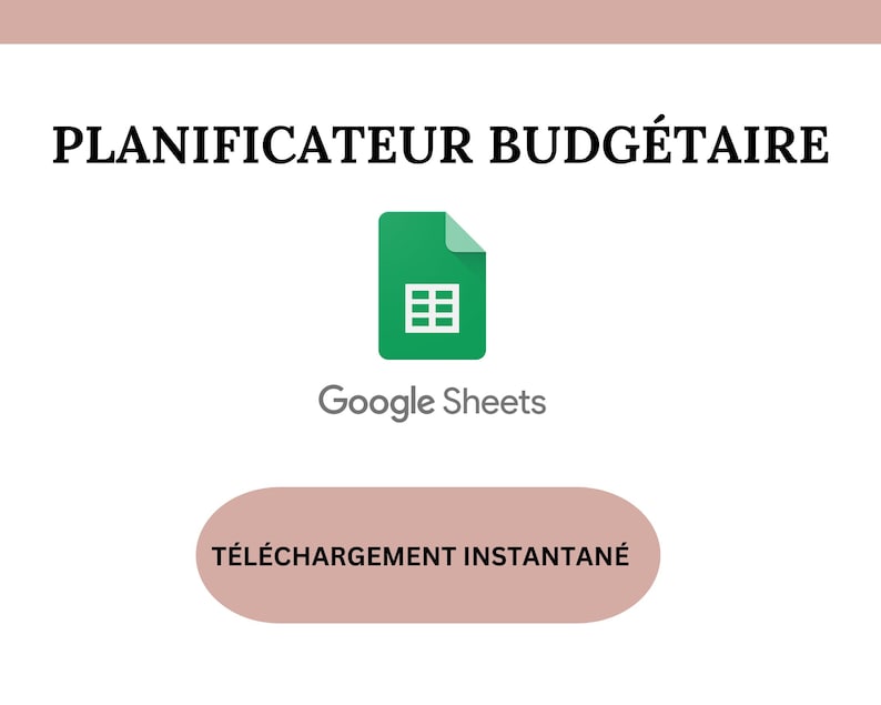 planificateur budgétaire google sheets