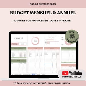 Budget mensuel français, Planificateur de budget Google Sheets