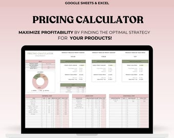 Calculadora de precios: Herramienta para generar ganancias en comercio electrónico (Hojas de cálculo de Google y Excel)