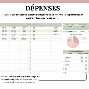 enregistrer vos dépenses réelles