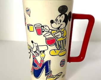 Vintage Disney Themed Plastic/Melamine Cup/Mug Made in USA by Eagle Disney Memorabilia