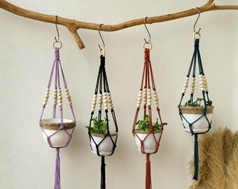 Macrame Plant Hanger Indoor Plant Hanging Pot Holder,  Indoor Plant Hanger, Hanging Planter, Macrame Wall Hanging, Gift For Plant Lover