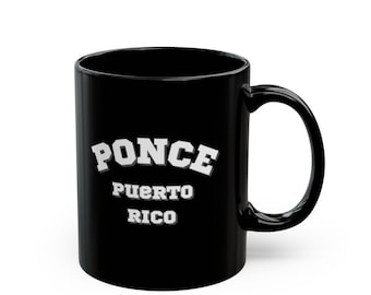Ponce Puerto Rico Black Mug (11oz)