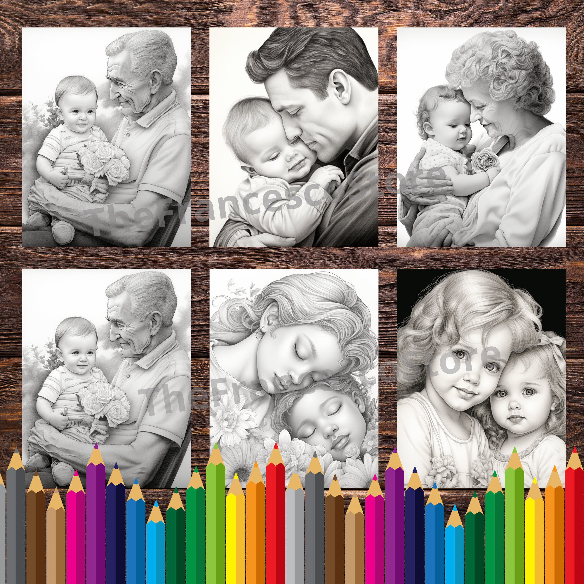 38 Precious Moments Coloring Pages + 8 Colored Images + Cover Bonus ...