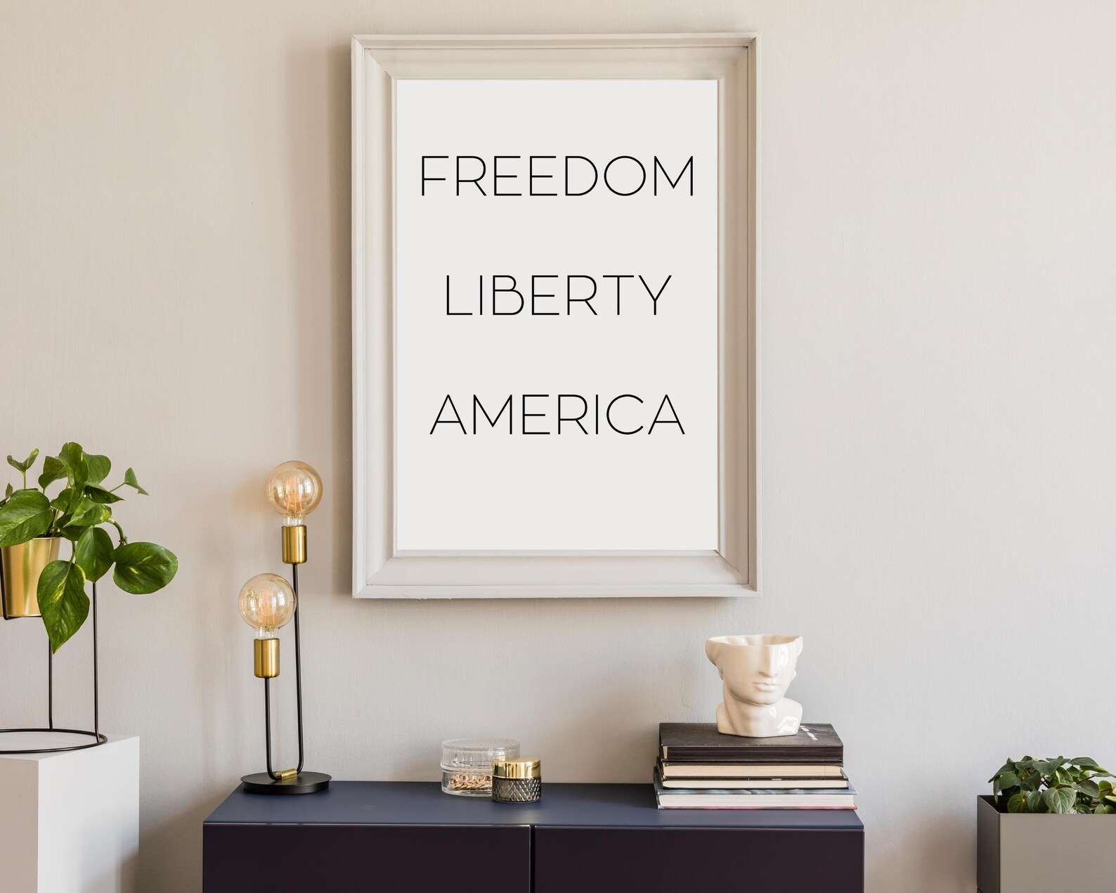 4th of July Neutral Wall Prints, 4th of July Gallery Wall Art Set, 4th ...