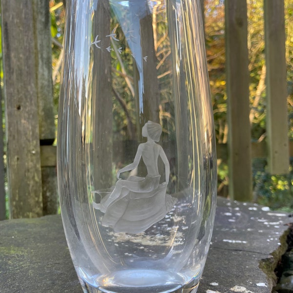 Orrefors Crystal Vase,