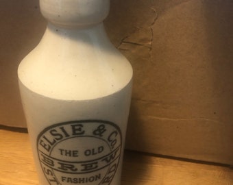 Elsie & Co Stamford stone ginger beer bottle