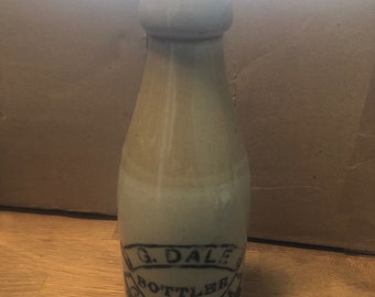 Embouteilleur G Dale, bouteille de bière Grantham stone au gingembre