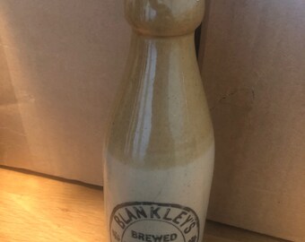 Blankleys Chemist Brigg stone ginger beer bottle