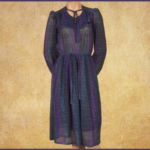 Vintage 70s Evening Dress (size UK10, US6, FR38, D36, IT42)