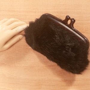 Faux Fur Clutch main image 1
