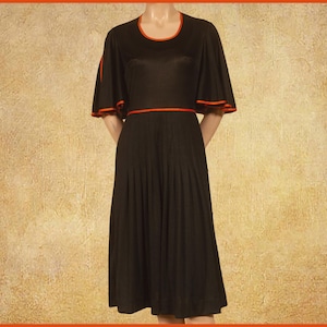 Vintage 60s &#39;Acmé - creation Cote d&#39;Azur&#39; Evening Dress (size UK10, US6, FR38, D36, IT42)