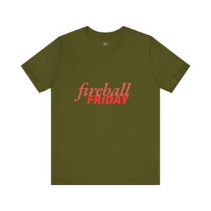 T-shirt Fireball Friday, T-shirt en jersey unisexe image 3