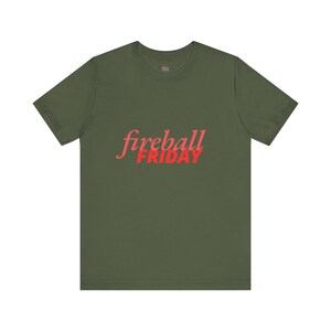 T-shirt Fireball Friday, T-shirt en jersey unisexe image 4