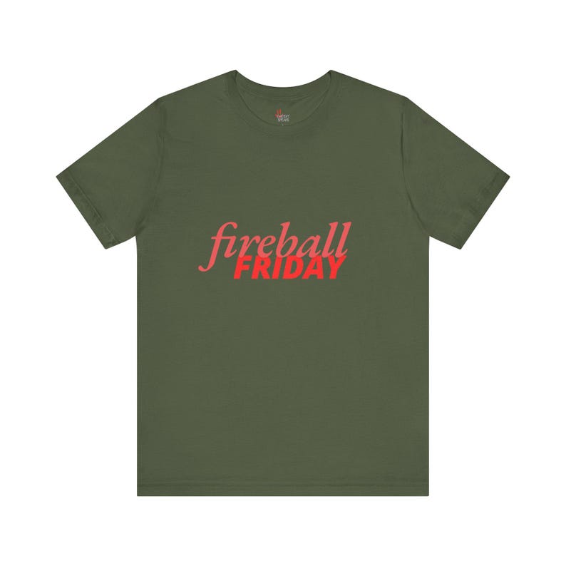 T-shirt Fireball Friday, T-shirt en jersey unisexe image 4